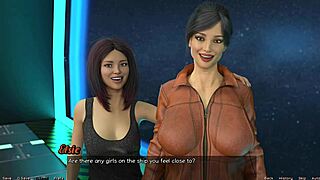 Stranded Milf Reveals Big Tits in Space