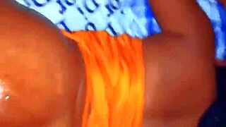 Hijab milf shakes ass in homemade foreplay, handling big black cock with blowjob, deepthroat, and handjob!