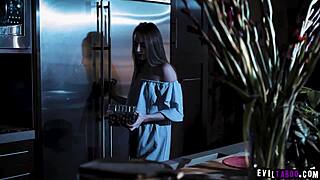 Kyler Quinn caught masturbating by step mom, begs for family session 😏