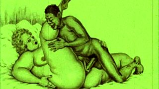 Vintage erotic illustration sparks curiosity with its retro charm and hidden allure.