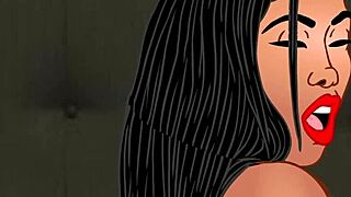 Moriah uses her curvy ass for bbc creampie