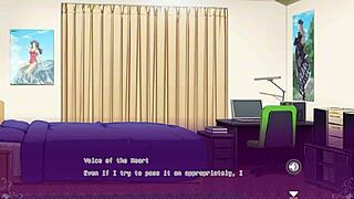 Seductive hentai milf with big tits teases in anime action