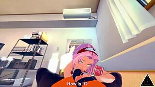 Koikatsu Sakura Naruto Have Uncensored Sex with Monster Cock