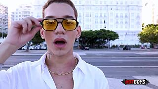 Brazilian Teen Bent Over for Doggystyle Fucking