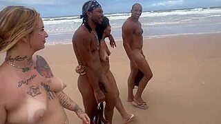 Hell Yeah! My African Friend Gave It Up on a Nudist Beach!