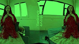 Red-haired Yanks hottie Penny Lay gets wet with pierced nipples. She dives into intense masturbation.