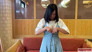 41-year-old wife goes wild in kimono for outdoor riding