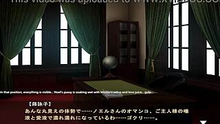 Maid San And Boin Noel In Anime Game