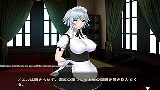 Maid San And Boin Noel In Anime Game