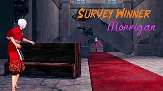 Fuck Me Full, Morrigan! Halloween Sheer Fantasy