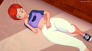 Gwen tennyson craves fast play with dick in her room adult version