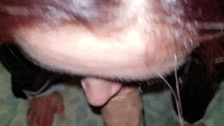 Sexy bbw takes huge load after intense ass play