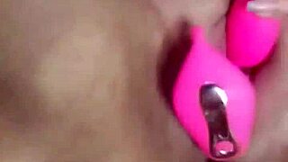 massive squirt all over the camera with remote vibrator and dildo