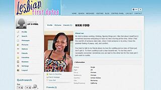 ebony girl experiences first lesbian date with muff diving