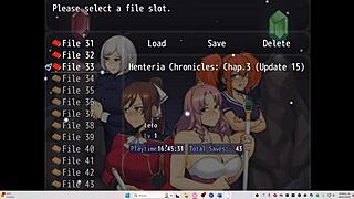 Henteria Chronicles: 3-part anime-style game with pixel art