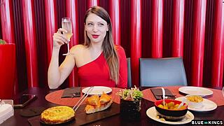 getting pounded by two after her friend leaves the double date then neighbor joins