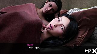 Groping Big Tits At Work In Hentai Game!