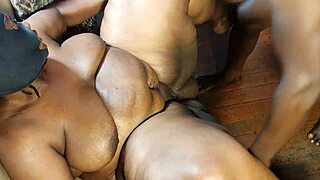 My Step Mom With A Big Black Ass Seduce Me To Have Sex With Her