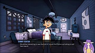 Yoga class with red-haired Danny Phantom and hot monster girls in Amity Park