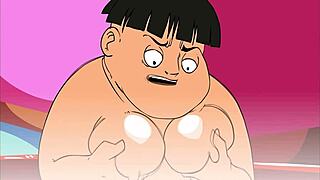 Watch Her Scream with Monster Cock Orgy!