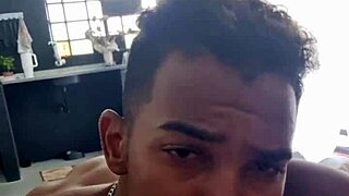 Big black dick fucking white boy's ass