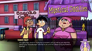 Yoga class with red-haired Danny Phantom and hot monster girls in Amity Park
