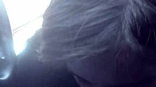 Lesbian Bestfriend Sneaks a Deepthroat on the Road