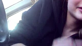 Lesbian Bestfriend Sneaks a Deepthroat on the Road