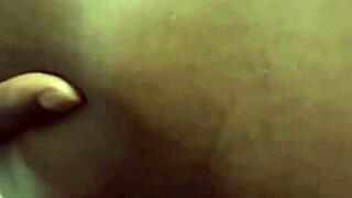 Amateur neighbor with big booty spotted bending over at the stairs