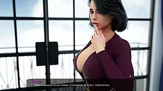 Milfy City gameplay: She takes that monster cock like a whore.