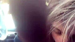 Lesbian Bestfriend Sneaks a Deepthroat on the Road