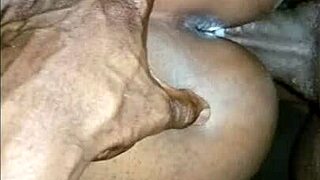 Ebony Wife Bent Over for Wet Monster Cock Action in Splash 6