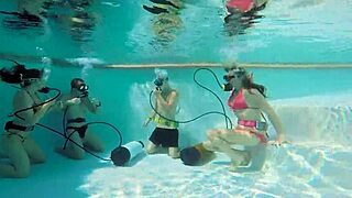 Ever tried group sex underwater with Eva Sasalka?