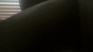 Amateur neighbor with big booty spotted bending over at the stairs