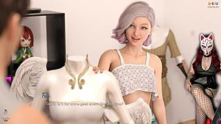 Hey, check out this beautiful 18yo teen cosplayer in action!