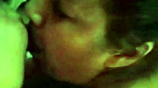 Beautiful BBW Mexican woman seduces and satisfies her man on cam