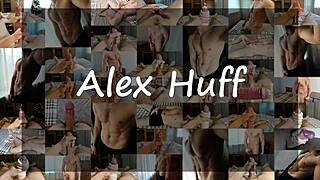 Watch This Muscular Guy Moan While Jerking Off in Public!