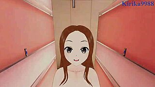 3D animated hentai with intense sex scenes and teasing moments with Takagi-san