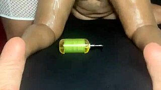 practicing a deep sensual massage on my step sister’s tattooed ass