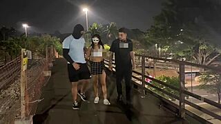 We got stuck in traffic and ended up having sex on a bridge