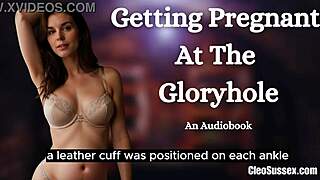 A fresh girl dives into a gloryhole gangbang hoping to get pregnant in this audiobook