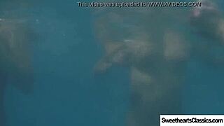 I love watching these lesbian swimmers in the garden, fingering and doggystyle.