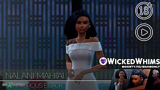 Nalani Mahiai shines with glamorous black hentai style
