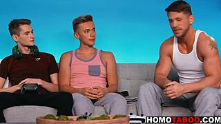 His Hot Step-Uncle Spends Athletic Time With Young Hunk In Taboo Setting