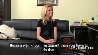 uh, i think i saw that blonde fingering those huge natural tits, female agent got wild on the casting couch