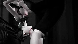 Wild 3D animated fuck with big tits girl riding huge cock in public outdoor deepthroat scene 😏