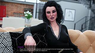 Bound Brunettes and Blondes Tease Big Cocks in Milfy City!