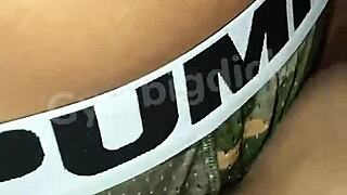 Gay Asian couple's homemade porn with big cock action