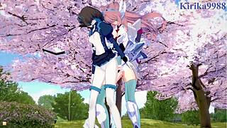 Garie T�m�n And Maria Cadenzavna Intense Futanari Sex