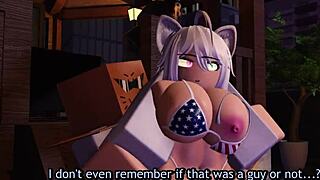 Catgirl Craves Cock and Gets Creampied Before Fireworks in 3D Hentai